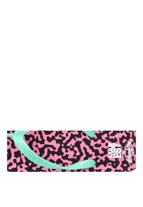 Chanclas de playa fucsia para mujer MUSTANG 60202 con suela plana