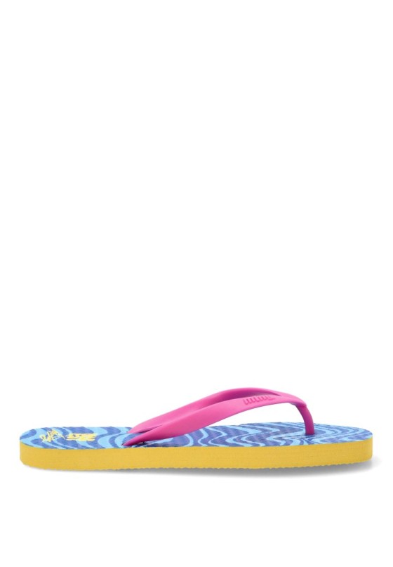 Chanclas de playa azul para mujer MUSTANG 60202