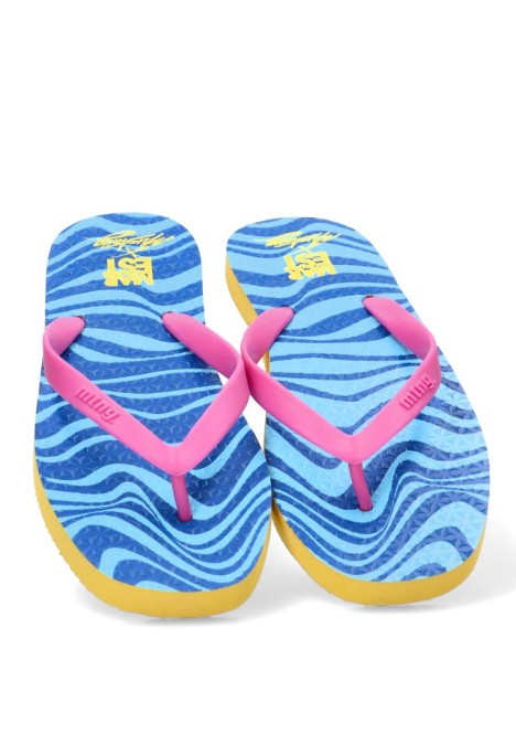 Chanclas de playa azul para mujer MUSTANG 60202