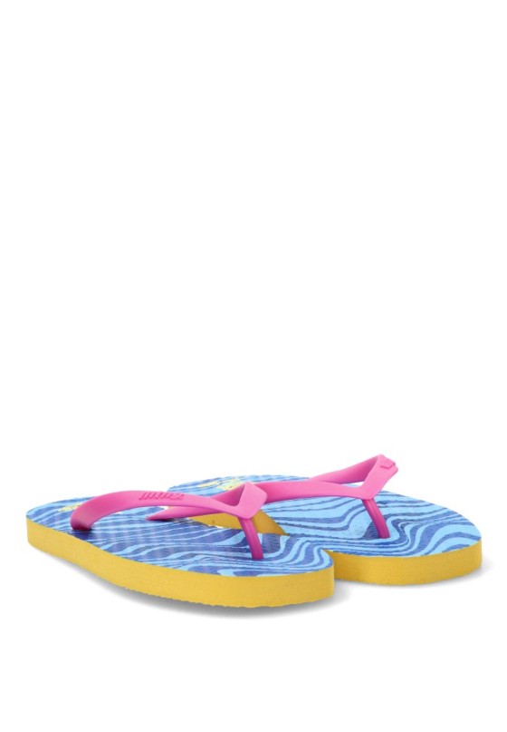 Chanclas de playa azul para mujer MUSTANG 60202