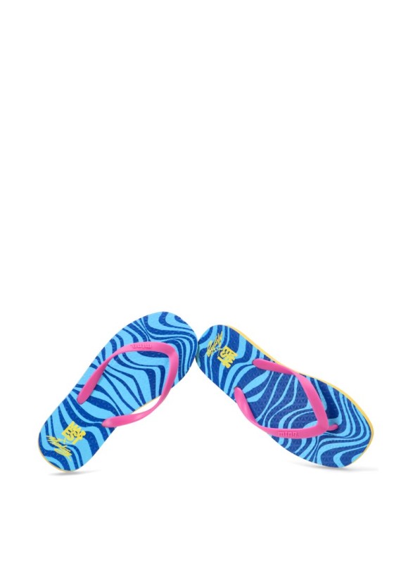 Chanclas de playa azul para mujer MUSTANG 60202