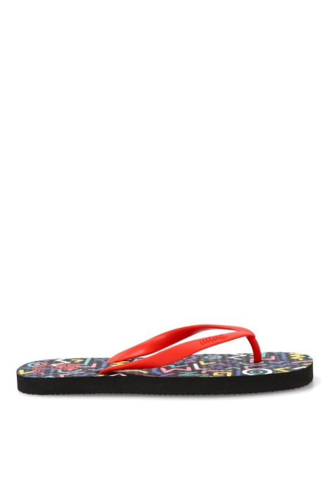 Sandalias de playa rojas para mujer MUSTANG 60202