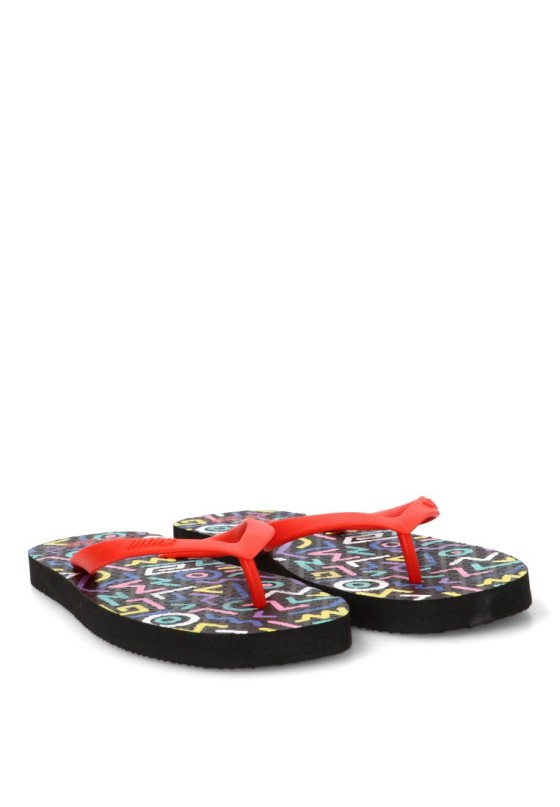 Sandalias de playa rojas para mujer MUSTANG 60202