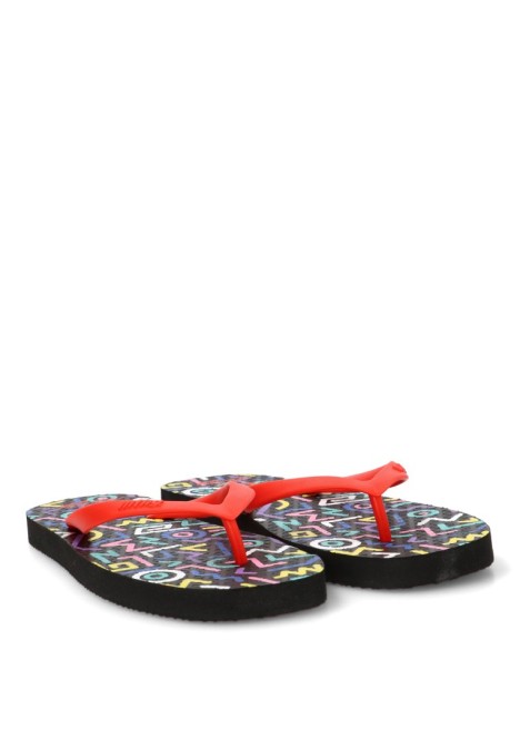 Sandalias de playa rojas para mujer MUSTANG 60202