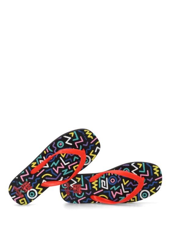 Sandalias de playa rojas para mujer MUSTANG 60202