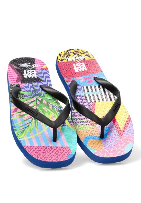 Chanclas de dedo negras de mujer MUSTANG 60202
