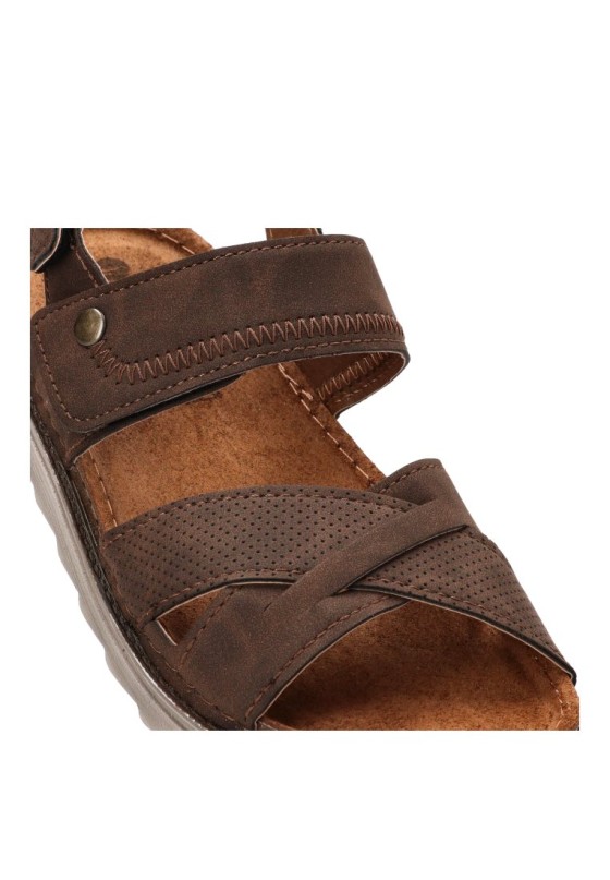 Sandalia marrón de hombre Luna Collection BU12