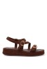Sandalia Luna Collection con tiras y hebillas HG-5684