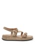 Sandalia kakhi de mujer Luna Collection HG-5684