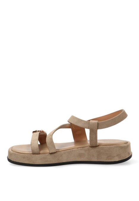 Sandalia kakhi de mujer Luna Collection HG-5684