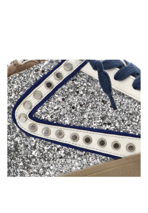 Deportivo abotinado plata para mujer LUNA TREND M5050