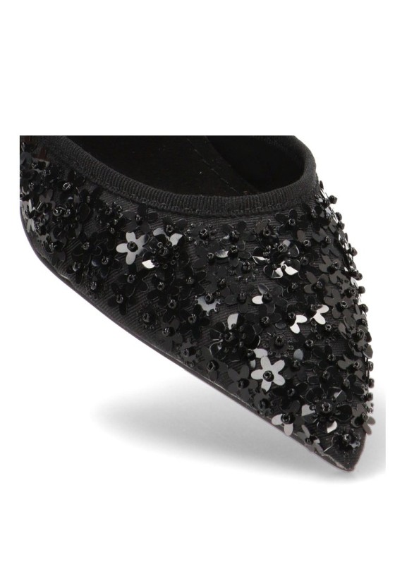 Salón negro de mujer LUNA TREND M6191 tacón alto