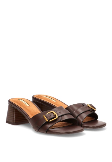 Sandalia con tacón medio de mujer LUNA TREND M6305