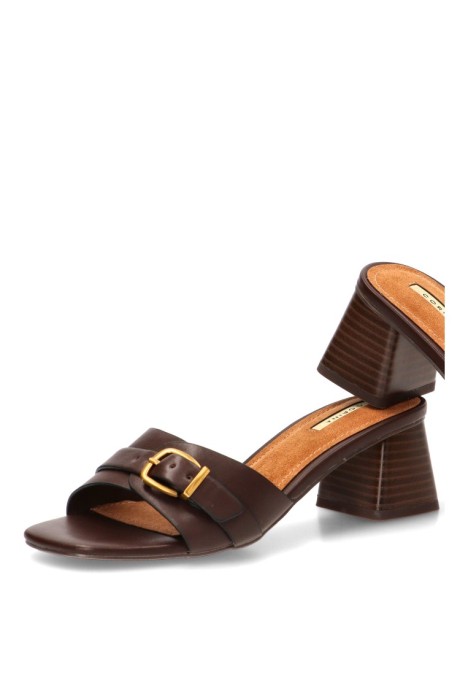 Sandalia con tacón medio de mujer LUNA TREND M6305