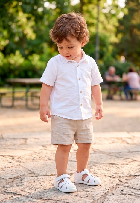 Sandalia blanca de niña L500-FELIX