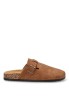 Zueco cuero para hombre STAY 27-2527C con suela plana