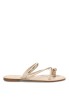 Sandalia beige con anillo XXL para mujer CINK‑ME DM7G25