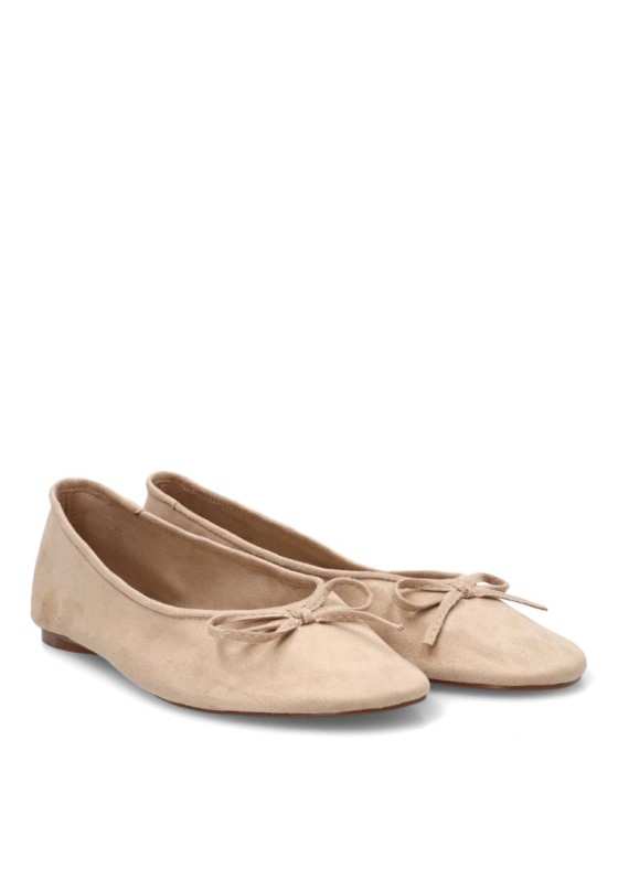 Bailarina natural con suela plana de mujer LUNA TREND M5165