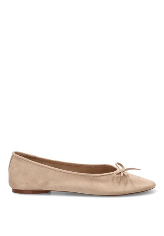 Bailarina natural con suela plana de mujer LUNA TREND M5165