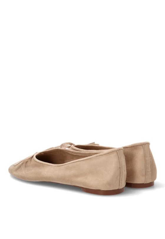 Bailarina natural con suela plana de mujer LUNA TREND M5165