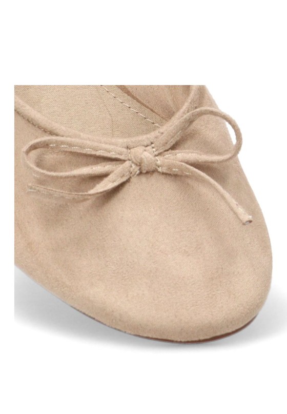 Bailarina natural con suela plana de mujer LUNA TREND M5165