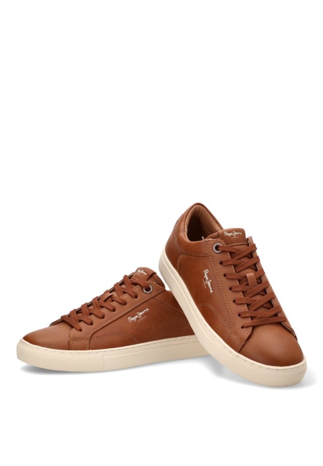Deportivo casual marrón de hombre PEPE JEANS PMS00048