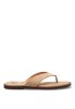 Sandalia de dedo kakhi para mujer Luna Collection HG-5816