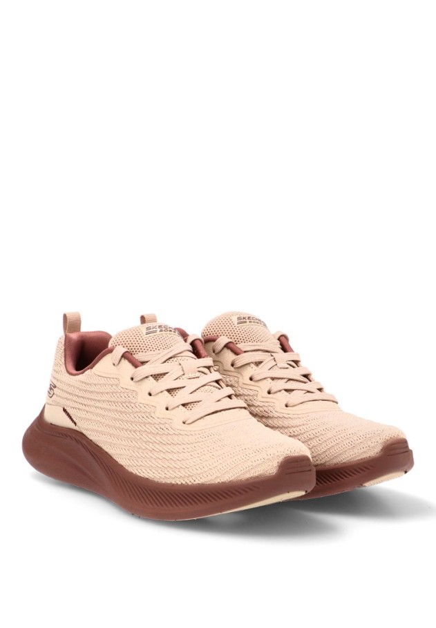 Deportivo textil natural con plantilla memory foam de mujer SKECHERS 117731