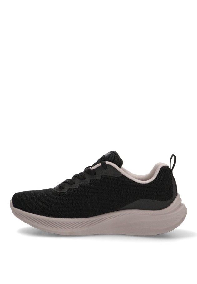 Deportivo negro textil de mujer SKECHERS 117731
