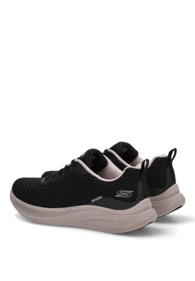 Deportivo negro textil de mujer SKECHERS 117731