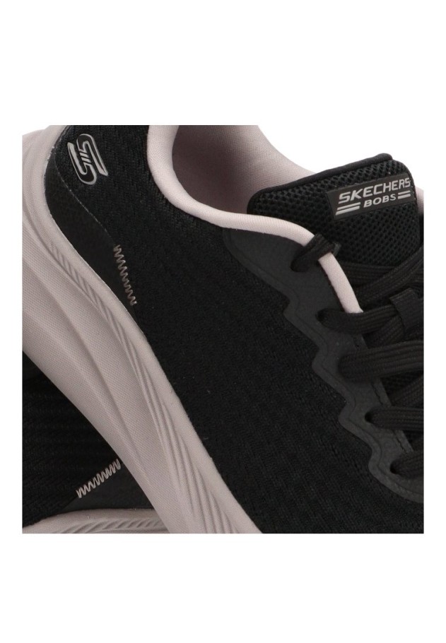 Deportivo negro textil de mujer SKECHERS 117731