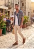 Zueco cuero para hombre STAY 27-2527C con suela plana