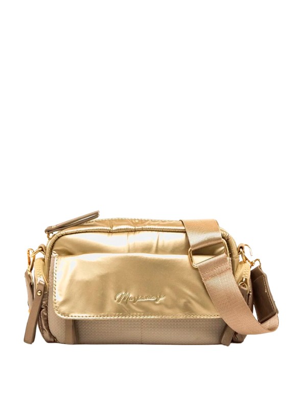 Bolso bandolera pequeño MESA oro de mujer MARIA MARE