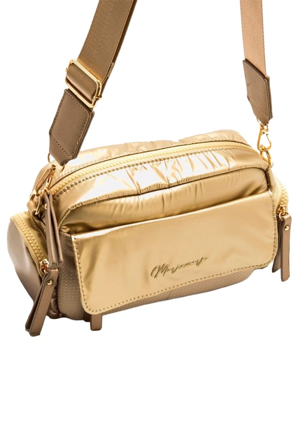 Bolso bandolera pequeño MESA oro de mujer MARIA MARE
