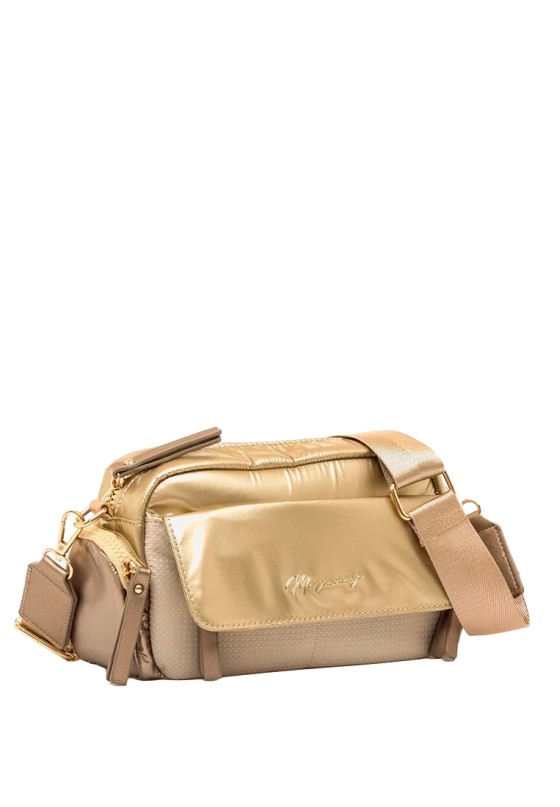 Bolso bandolera pequeño MESA oro de mujer MARIA MARE