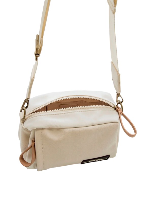 Bolso bandolera pequeña NACAR beige para mujer MUSTANG