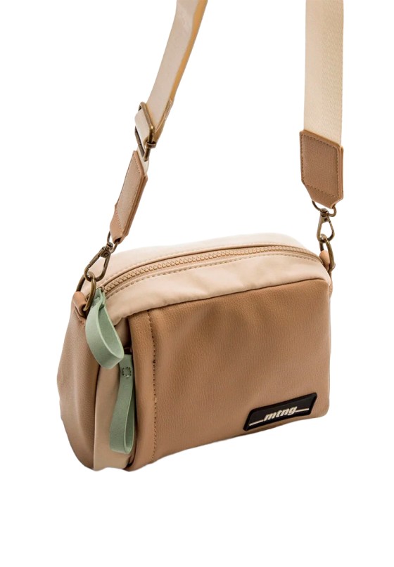 Bolso bandolera pequeño NACAR en taupe para mujer MUSTANG