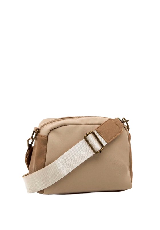 Bolso bandolera pequeño NACAR en taupe para mujer MUSTANG
