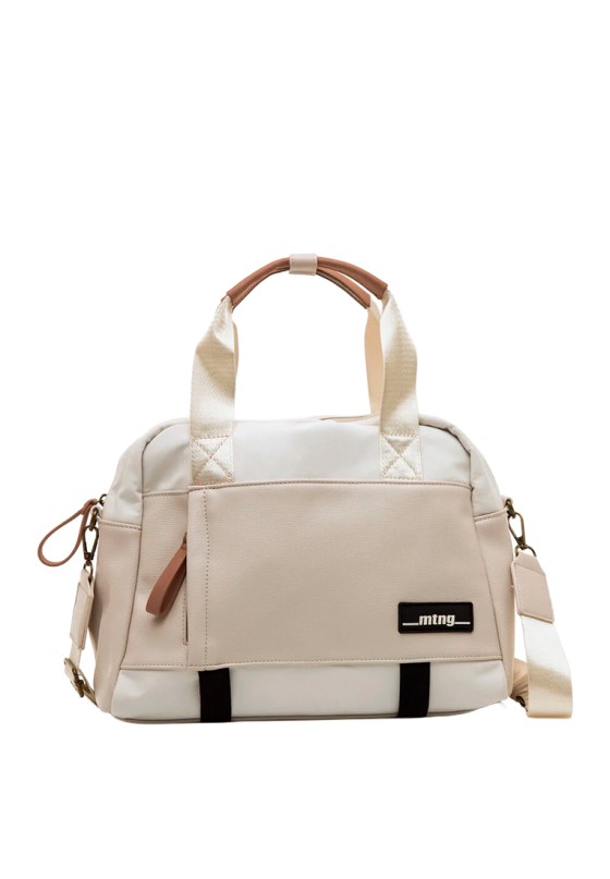 Bolso textil NIERO beige de mujer MUSTANG