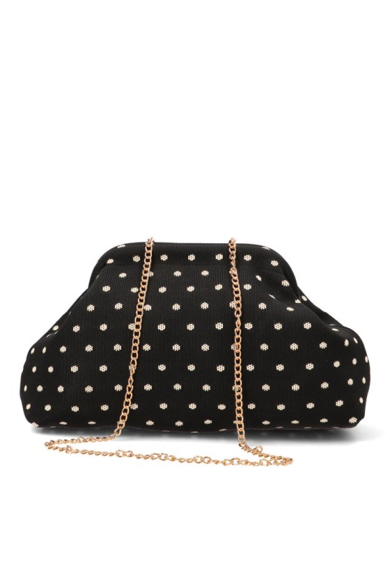 Bolso bandolera pequeño negro para mujer Luna Collection ZYL220007-1