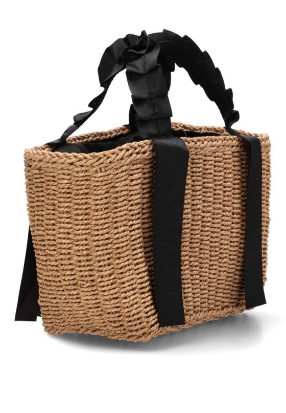 Bolso YULIA LZ con rafia natural 0821-1
