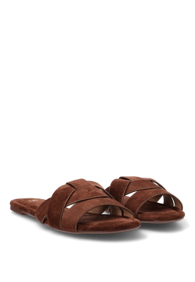 Sandalia pala coffee de mujer BUONAROTTI CF-5612