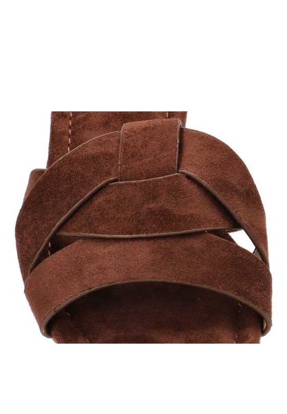 Sandalia pala coffee de mujer BUONAROTTI CF-5612