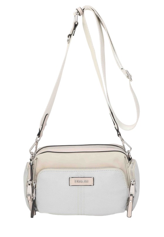 Bolso bandolera pequeña de mujer en color hielo BINNARI 20940