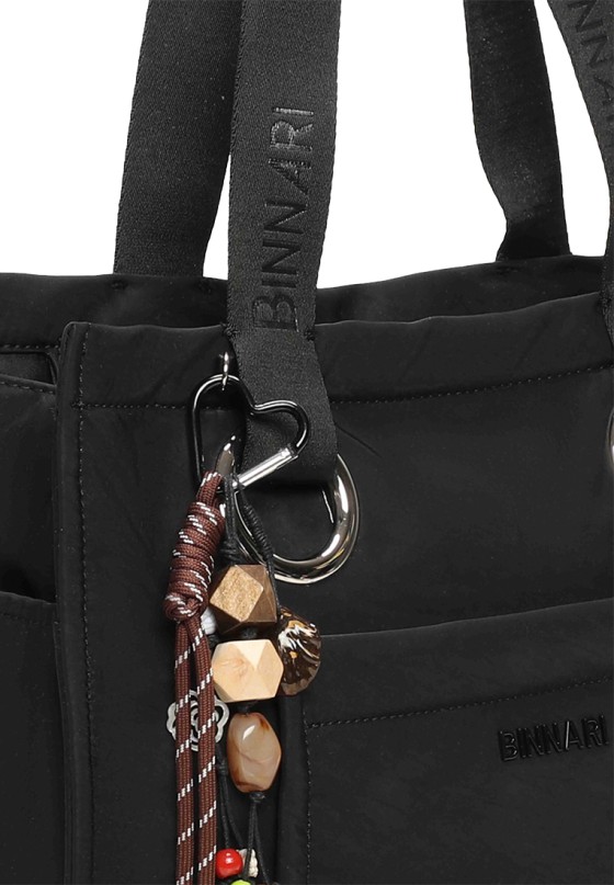 Bolso negro de mujer BINNARI 21150