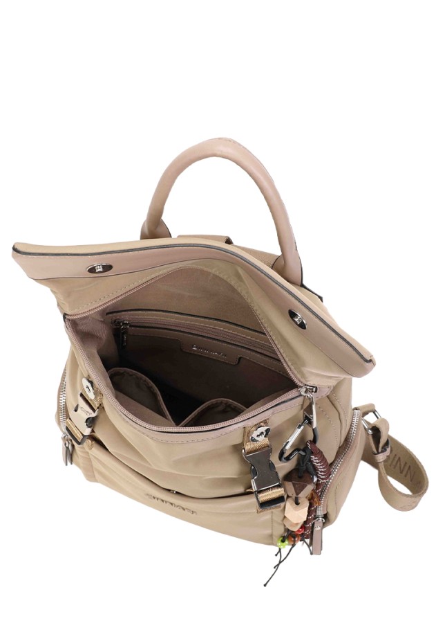 Mochila bolso kaki de mujer BINNARI 21151