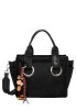 Bolso textil negro de mujer BINNARI 21154