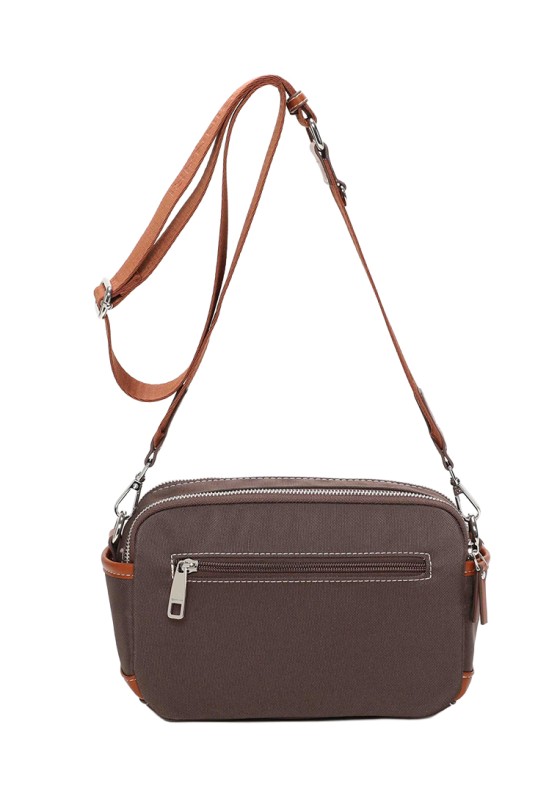 Bolso bandolera pequeño marrón de mujer BINNARI 21180