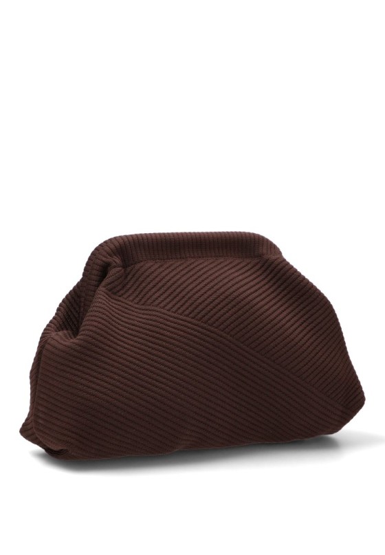 Bolso bandolera textil marrón para mujer Luna Collection ZYL219970-9
