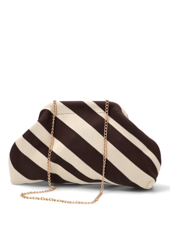 Bolso bandolera pequeña marrón de mujer Luna Collection ZYL219970-44